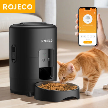 ROJECO 2L Smart Pet Feeder with Wi-Fi App Remote Control